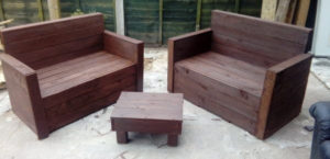 Furniture Set made with Pallets