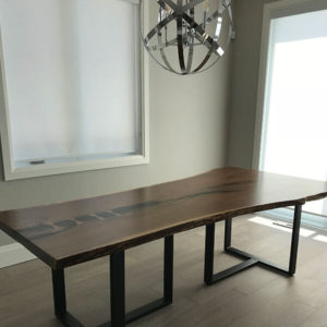 lumber - live edge table